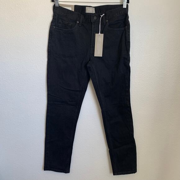 NWT Everlane The Slim Fit Jean in Black - Picture 3 of 12